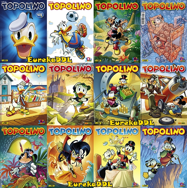 Topolino – Collection (3638 volumi)(Serie in corso)(Mondadori,Disney,Panini)(1949-2025)